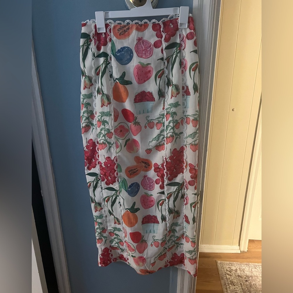 Colorful fruit skirt